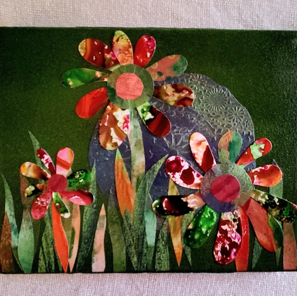 One-of-a-kind Inspirational Flower Collage